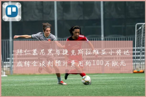 拜仁慕尼黑与捷克斯拉维亚小将达成转会谈判预计费用约100万欧元